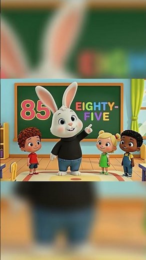 🐰 Learn Number 85 with Bunny | Counting for Kids | 3D Animation | Nursery Rhymes Village