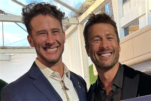 Timothée Chalamet and Glen Powell Lookalike Contest Winners Strike a Pose at the 2025 Golden Globes