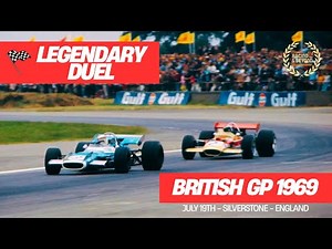 Formula 1 1969 British GP | Rindt VS Stewart | Spectacular Duel | Full Race