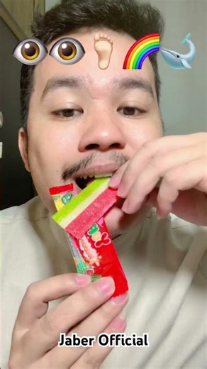 ASMR GUMMY CANDY EMOJI👁️👁️🦶🏻🌈🐋 #asmr #emojichallenge #gummy