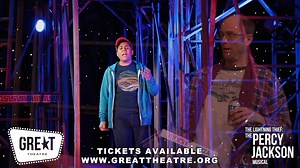 "The Lightning Thief: The Percy Jackson Musical" is at The Paramount Center for the Arts now thru February 11th! Tickets here! https://paramountarts.my.salesforce-sites.com/ticket/#/events/a0S3m00000FWz7eEAD | GREAT Theatre