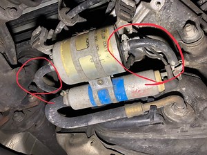Fuel filter hose size?