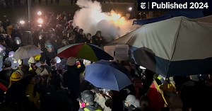 How Police Cleared the U.C.L.A. Protest Camp