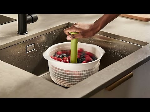 Joseph Joseph Spindola™ In-sink Salad-spinning Colander | 20185