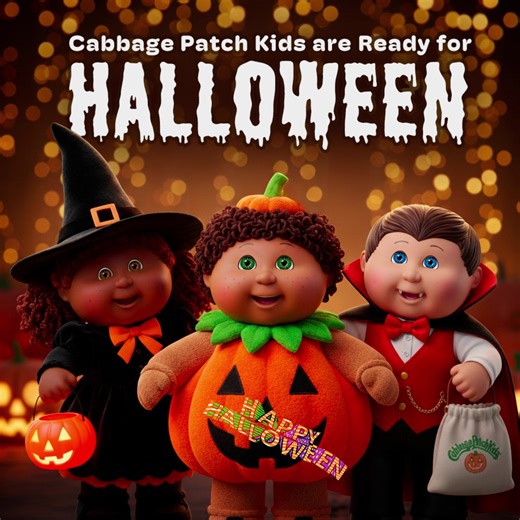 We can eat lots of candy on Halloween. We may even stay up long enough to play games with the big Kids and bob for apples. Then, we'll listen for forest night owls, while the big Kids scare each other with ghost stories! Visit the Home of the Cabbage Patch Kids - BabyLand General Hospital. Open Mon-Sat 9-5 and Sun 10-5. Admission is Free. https://cabbagepatchkids.com/pages/babyland-general-hospital | Cabbage Patch Kids