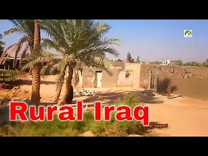 Traveling Iraq Rural Area Near Najaf City Middle East 2020