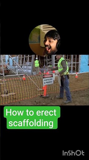 how to erect scaffolding #scaffolding#safety #safetyfirst #safetyvideo#saftyofficer
