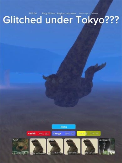 Am I the first to get glitched under Tokyo? #roblox #shorts