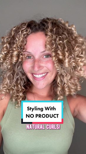 Styling Curls Without Product: Natural Curly Hair Routine