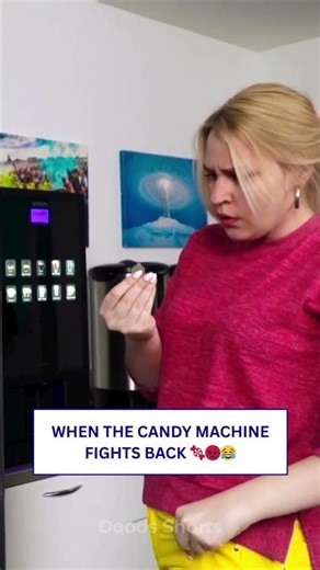 Don’t mess with the candy dispenser! 😱🍬😂 #funny #animation