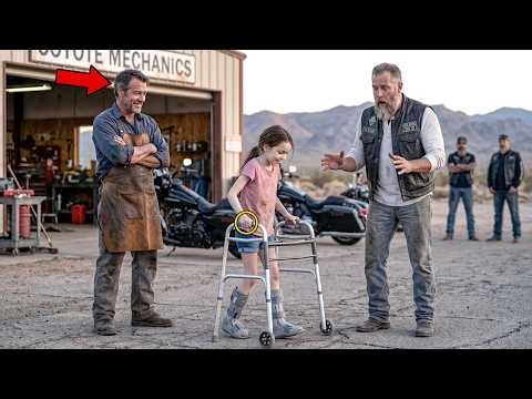 Poor Mechanic Gives Bikers Disabled Daughter a Miracle — Next Day 95 Hells Angels Changed his life