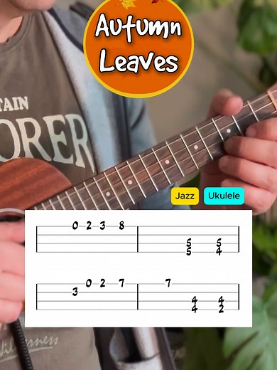 Autumn Leaves Ukulele Melody – Easy Beginner Jazz Uke