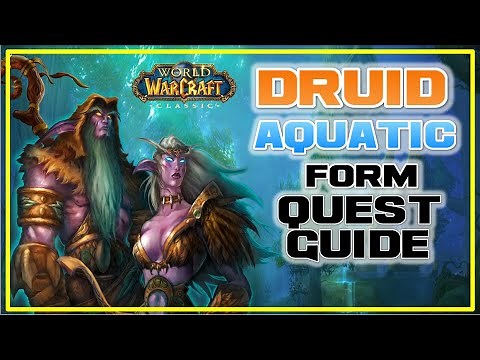 WoW: Classic Aquatic Form DRUID Quest GUIDE | Horde + Alliance