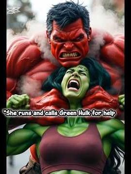 Red Hulk Kidnaps She-Hulk! Green Hulk Returns After Years | Hulk word Short Film |