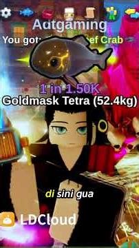Sekarang secret udah digampangin saatnya afk lagi pakai LDCloud guys #shorts #roblox #talon #fishit