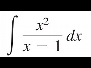 🎯How to Integrate x² Divided by (x-1) Using Algebraic🧠 Techniques