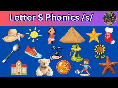 Learn Letter S Phonics | Fun ABC Learning for Nursery & Kindergarten Kids | Tiny Tutors TV