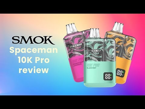The Smok Spaceman 10K Pro Disposable Vape Review