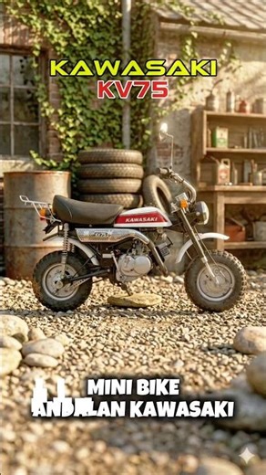 Kawasaki KV75 MT1 - Mini Bike Pesaing Honda Monkey‼️#shortsmotor