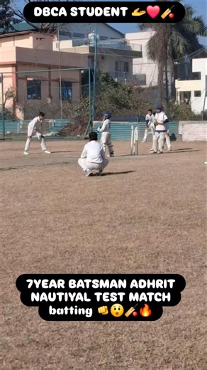 Dharmendra Singh Negi⚾️ on Instagram: "7YEAR BATSMAN ADHRIT NAUTIYAL TEST MATCH class batting virlvideo 🫵📹😲🔥🏏@sachintendulkar @virat.kohli @indiancricketteam Dbca cricket acedmy balawala Doon u.k Senior head coach Mr- Dharmendra Singh negi DBCA CRICKET ACADEMY balawala DEHRADUN U.K student Adhrit Nautiyal TEST MATCH batting, Today HIGHVOLTAGE do or die under 12 match Mams vs Dbca, DBCA CRICKET ACEDMY ground balawala, UNBELIEVABLE AMZING high class batting 7YEAR BATSMAN #testcricket#testdriv