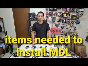 Mga kailangan sa pag install ng mini driving light.