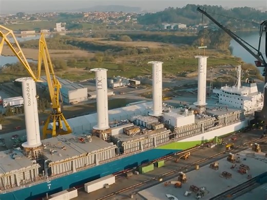 VIDEO: World’s largest suction sails installed on juice tanker