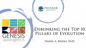 1K views · 38 reactions | Our New "Debunking the Top 10 Pillars of Evolution" presentation covering: Deep time/radiometric dating, Human Evolution, Adaptation, Natural Selection, Fossils, Common Ancestors, Homological structures, Vestigial Structures, Whale Evolution, and Extinction. See: www.genesisapologetics.com | Genesis Apologetics | Facebook