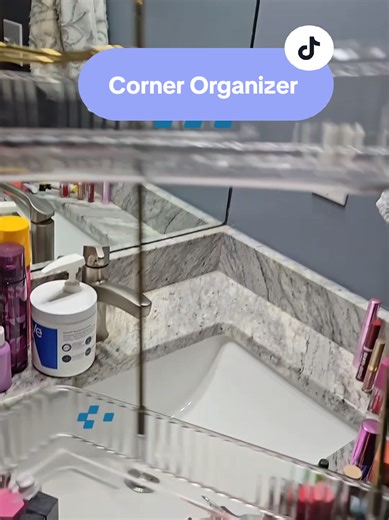 Maximize Small Bathroom Space with Corner Organizer