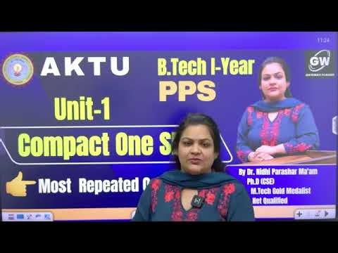 PPS UNIT 1 | One Shot Revision | Programming for Problem Solving | B.Tech First Year | AKTU 🚀