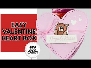 DIY Valentines Heart Box | Cute & Easy Papercraft You Can Make Today