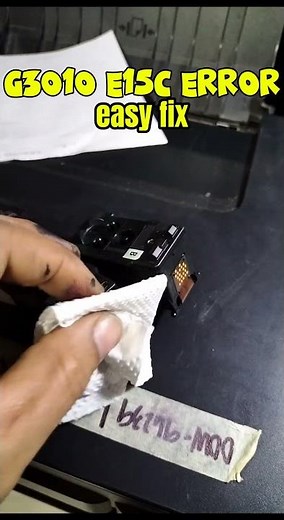 canon G3010 E15c error easy fixed.. #printer #canonprinter