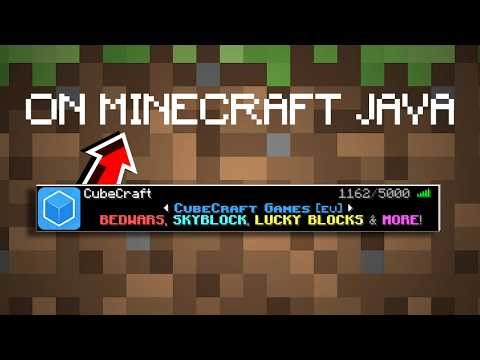 Here is how to play cube craft on Minecraft java in under 50 seconds
