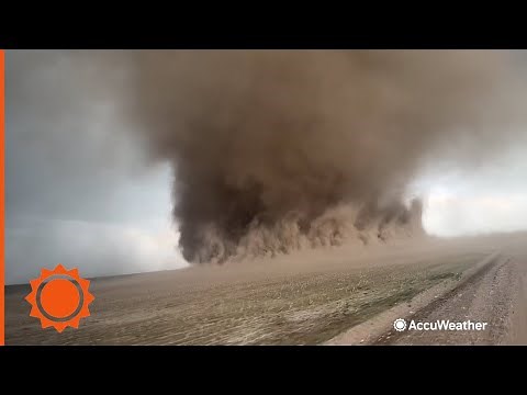 WATCH: Up-close look at a massive tornado tearing through Nebraska fields | AccuWeather