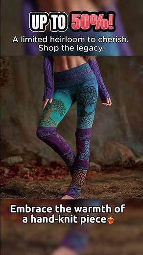 Women's Viking Floral And Life Of Tree Art Knitted Cozy Hooded Cardigan