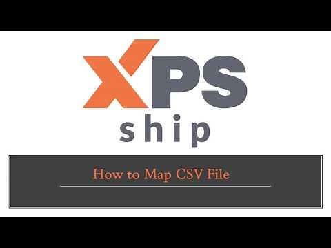 How to Map a CSV File
