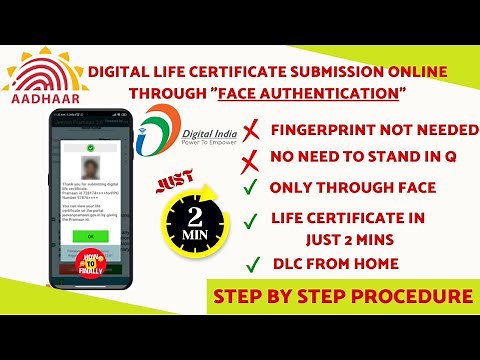 Life Certificate for Pensioners Online | Jeevan Pramaan | Life Certificate Face Authentication #dlc