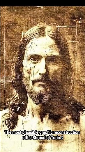 One of the Most Accurate Reconstructions of Christ's Face #JesusChrist #HolyFace #ShroudOfTurin
