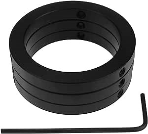 Astromania 1.25 Inch Telescope Eyepiece Parfocal Rings Set of Three - Aluminum Alloy Universal Eyepiece Rings - Telescope Accessories Eyepiece Kit for Astrophotography & Planetary Observation