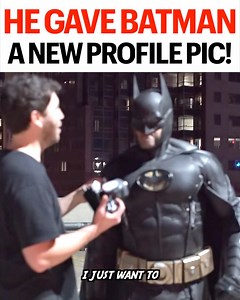 Do you think the Batman will use this as his new profile picture? Batman is SaadleUp | Alex Stemplewski