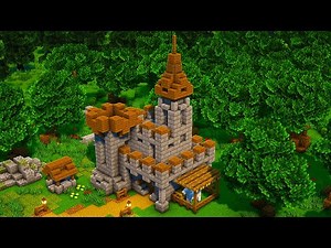 How to Build a Small Castle in Minecraft (Tutorial)