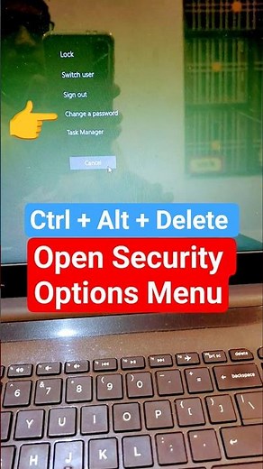 Use Ctrl + Alt + Delete! Shortcut #shorts #youtubeshorts #windowstips