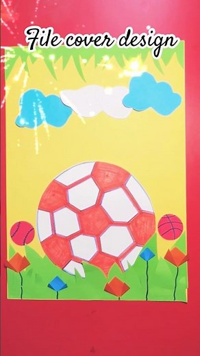 Project file cover design/ boarder design/assignment cover design / file cover decoration