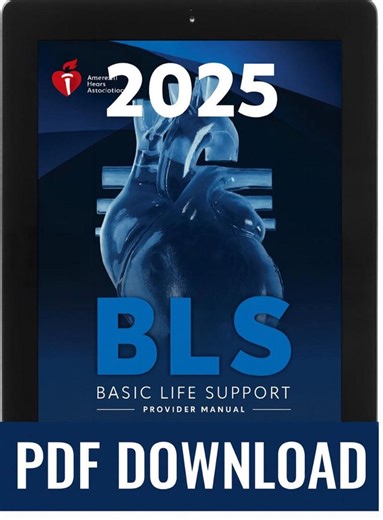 AHA 2025 Basic Life Support (BLS) Ebook - Etsy