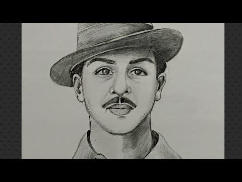 How to Draw Bhagat Singh | How to Draw Bhagat Singh Step by Step
