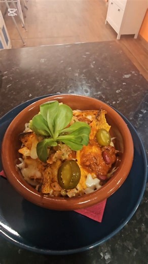 nachos con chili con carne #food #chefdefamilia