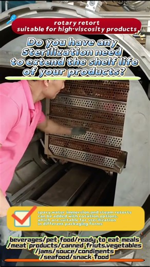 Rotary retort#retort #autoclave #sterilizer #foodmachine #foodprocessing