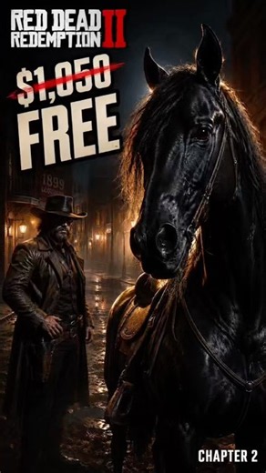 RDR2 – Get the BLACK ARABIAN for FREE in Chapter 2 (Saint Denis Secret)#rdr2gameplay #rdr2horse