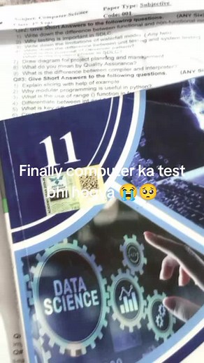 Finally computer ka test bhi hogya 😭🥺#haniqureshi #creatorsearchinsight #viral #fyyyyyyyyyy #