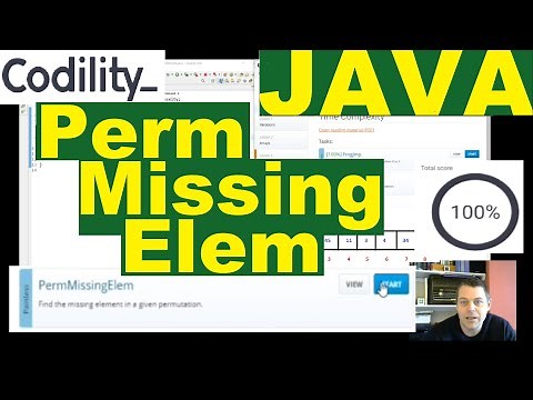 Codility PermMissingElem Java solution