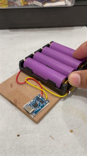 Tired of Slow Battery Charging? 🔋 I Built My Own TP4056 Charging Station! ⚡ #shorts #chargingdock